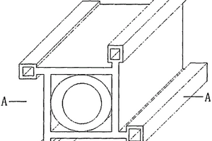 四方柱形塑木型材