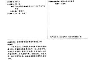 建筑用新型復(fù)合高效節(jié)能保溫材料