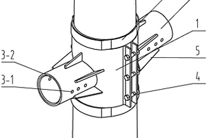 復(fù)合桿塔用節(jié)點(diǎn)連接裝置