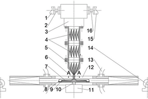 基于熔體微分離心紡絲制備雙組分纖維的裝置