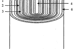 含有密閉卷繞管的電池