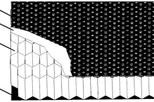 蜂窩夾芯消聲面料