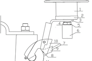 用于可裝卸式避雷器的新型拐臂裝置