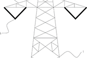 ±800kV直流線路與接地極線路共塔的輸電鐵塔