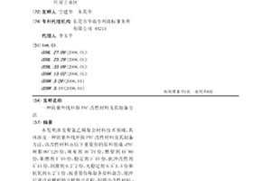 防紫外線環(huán)保PVC改性材料及其制備方法