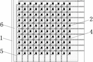 二維平面溫度場(chǎng)測(cè)試傳感元件及其制作方法