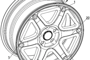 新能源汽車的中空輪轂砂芯及模具