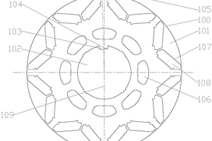 應(yīng)用于新能源汽車驅(qū)動電機(jī)實(shí)現(xiàn)轉(zhuǎn)子斜級的結(jié)構(gòu)