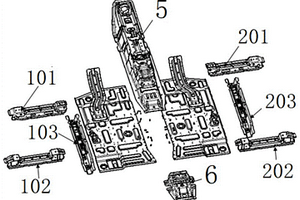 新能源汽車的前地板總成結(jié)構(gòu)