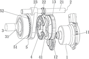 新能源汽車減速箱自動分離機構(gòu)