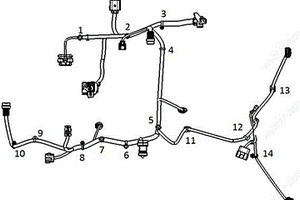新能源汽車動力總成的線束總成