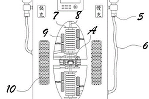 可對(duì)線(xiàn)路收卷的新能源汽車(chē)用充電樁