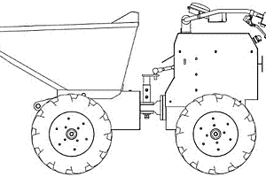 全時四輪驅(qū)動帶轉(zhuǎn)向新能源全地形小推車