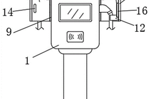 新能源汽車充電接口處用便于安裝的防雨結(jié)構(gòu)