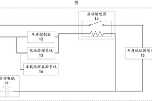 啟動電瓶控制裝置及新能源汽車