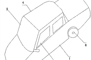 燃油發(fā)電機(jī)行走充電式新能源汽車