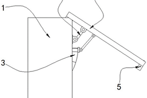 用于新能源汽車的磁吸式充電口蓋組件