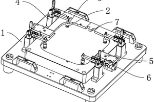 新能源汽車充電樁玻璃面板檢具的定位機(jī)構(gòu)