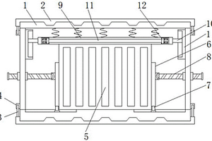 帶有散熱結(jié)構(gòu)的新能源汽車電池組機構(gòu)