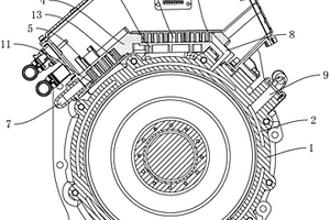 新能源車用集成發(fā)電機控制器冷卻結(jié)構(gòu)