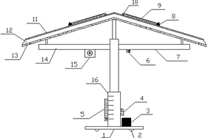 新能源具有清潔功能的光伏雨棚