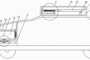 方便新能源汽車更換電池組的防護(hù)裝置