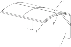用于新能源停車場(chǎng)擋雨棚