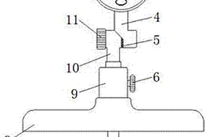 用于測量新能源汽車電機(jī)機(jī)殼深度的裝置
