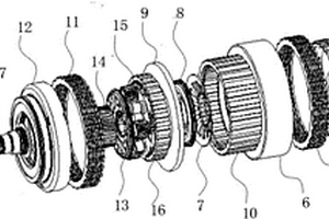 用于新能源汽車的新型2AT復(fù)合疊式傳動(dòng)機(jī)構(gòu)