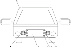 防車牌掉落的新能源汽車用固定機構(gòu)