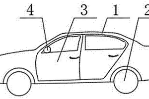 方便改變后視鏡片的新能源汽車