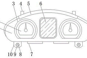 新能源汽車組合儀表外觀結(jié)構件總成