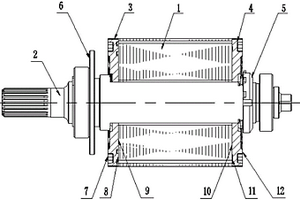 新能源汽車驅(qū)動電機轉(zhuǎn)子