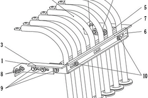 新能源客車五合一控制器用高壓線束支架