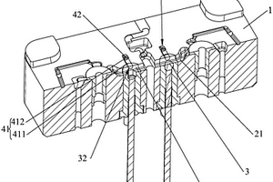 新能源汽配多穴模具流道快速轉(zhuǎn)換器結(jié)構(gòu)
