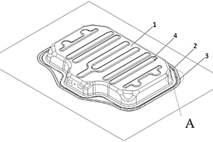新能源汽車電池包下殼體結構及電池包殼體