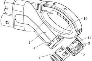 新能源汽車充電槍的線纜夾座結(jié)構(gòu)
