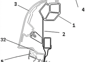 新能源車頂蓋與車門過(guò)渡連接結(jié)構(gòu)