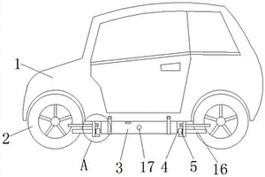 具有輪胎清洗功能的新能源汽車