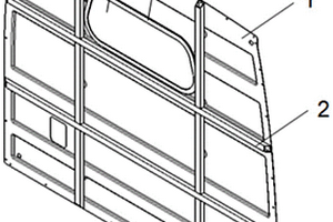 新能源物流車隔板安裝結(jié)構(gòu)
