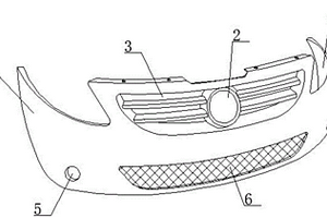 新型用于新能源汽車防護的保險杠結(jié)構(gòu)