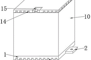 便于拆卸和散熱高效的新能源汽車電池箱