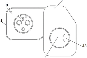 新能源汽車充電口蓋的自動(dòng)開閉結(jié)構(gòu)