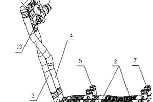 用于新能源汽車上的電池冷卻管路總成