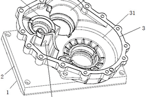 新能源汽車電橋驅(qū)動蓋子模型加工結(jié)構(gòu)