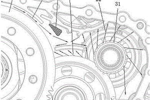 新能源汽車二級(jí)減速器的導(dǎo)油通氣結(jié)構(gòu)