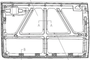 新能源車型的門外板總成結(jié)構(gòu)