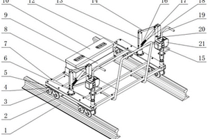 用于軌道養(yǎng)護(hù)作業(yè)的螺栓扳手雙軌同步作業(yè)推車(chē)
