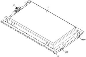用于車體的電池組件固定架