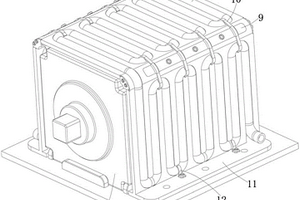 用于新能源汽車上的電機水冷裝置